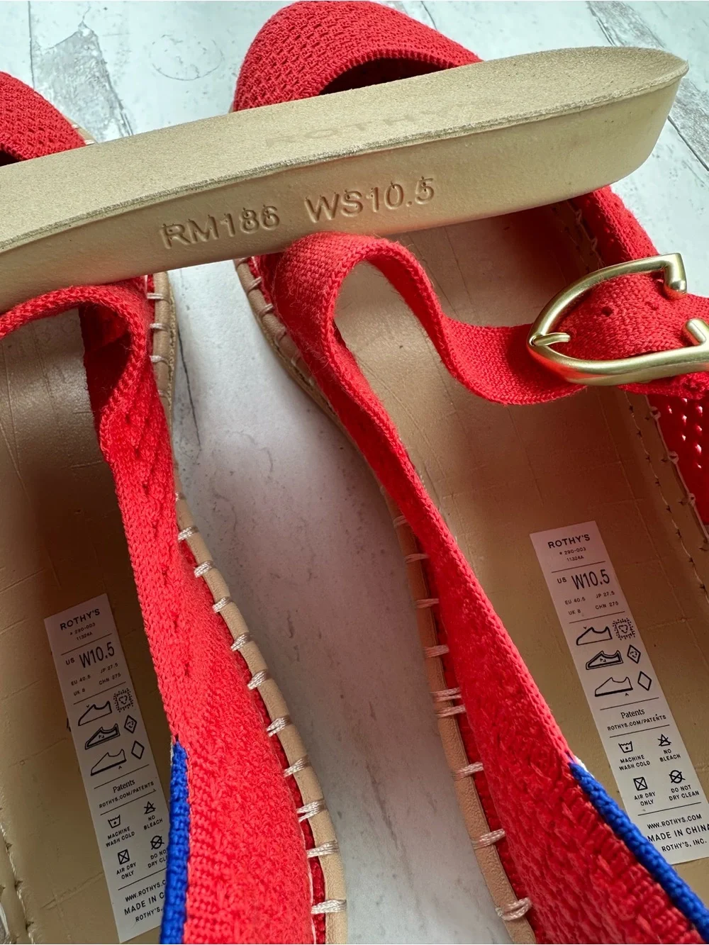 Rothy's • The Espadrille Mary Jane NWOB